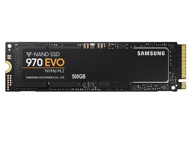 三星(SAMSUNG) 970 EVO 500GB PCIe NVMe协议 M.2接口(2280)内置固态硬盘(SSD)(MZ-V7E500)