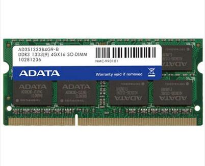 威刚(ADATA)万紫千红 DDR3 1333 4G笔记本内存条