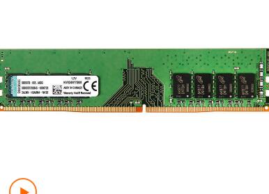 金士顿(Kingston)KVR DDR4 2400 8G 台式机电脑内存条