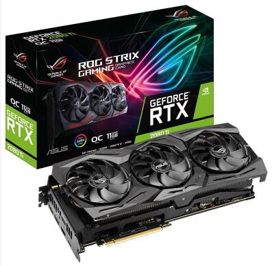 华硕（ASUS）ROG STRIX RTX2080TI O11G GAMING猛禽系列电脑独立游戏显卡