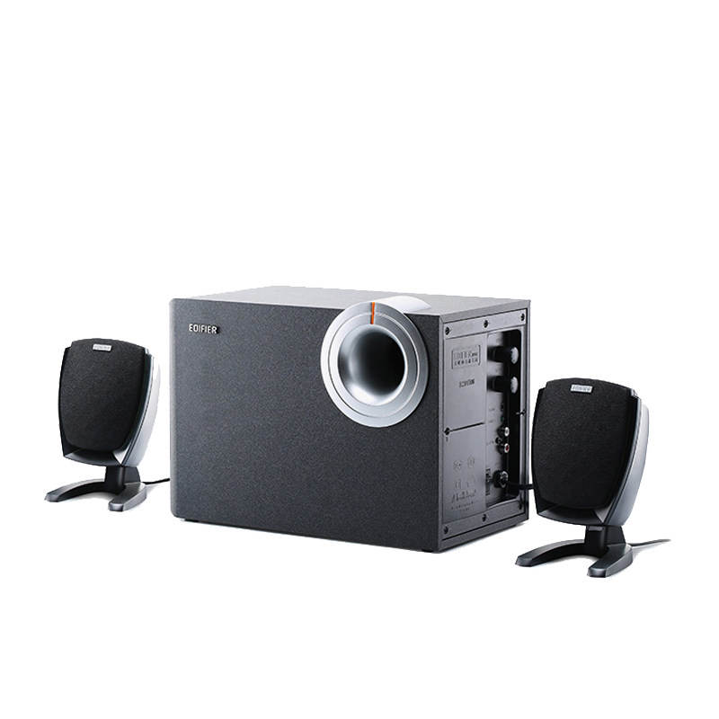 漫步者（EDIFIER）R201T06 2.1声道电脑音响音箱 台式机笔记本桌面音响 游戏音响 黑色